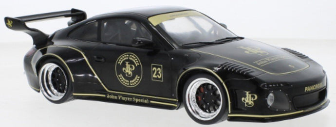 Porsche OLD & NEW 977 #118 JOHN PLAYER SPECIAL 2020 - BASIS 911 (997) sort/guld 1:18