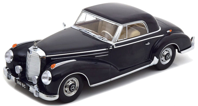 Mercedes Benz 300 SC W188 COUPE 1955 mørk blå 1:18