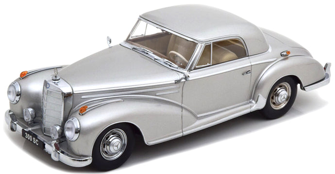 MERCEDES BENZ 300S COUPE (W188) 1955 SILVER 1:18