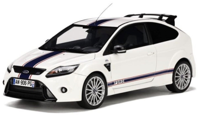 FORD ENGLAND FOCUS RS MKII 2010 - 24h LE MANS TRIBUTE WHITE BLACK 1:18