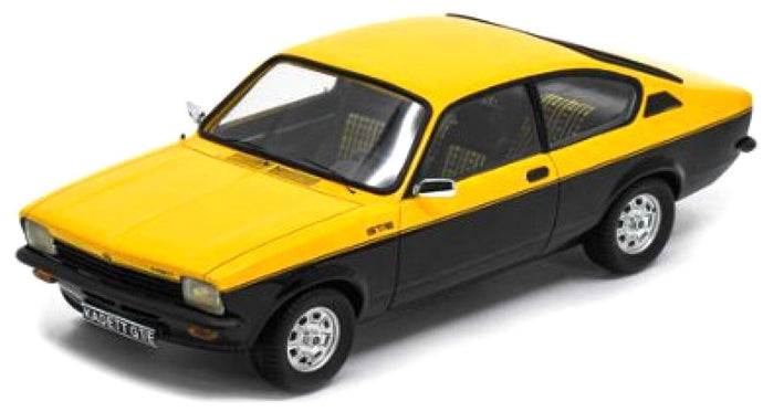 OPEL KADETT GTE 1976 YELLOW/BLACK 1:18