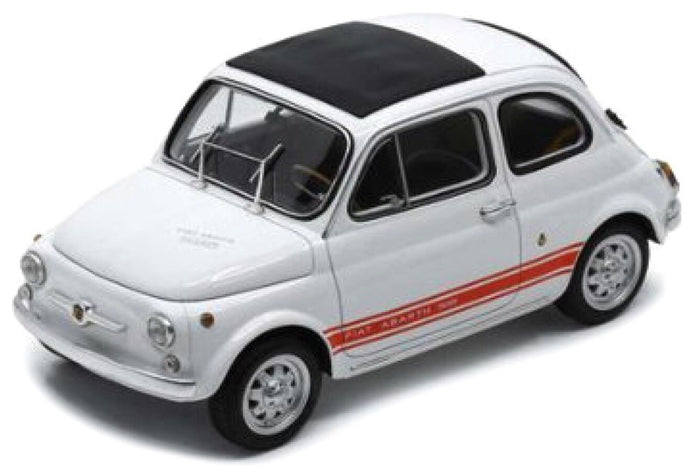 Fiat 500 ABARTH 595 SS 1965 hvid/rød 1:18