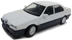 ALFA ROMEO 164 Q4 1994 - BLACK INTERIOR WHITE 1:18