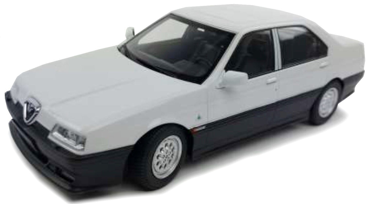 ALFA ROMEO 164 Q4 1994 - BLACK INTERIOR WHITE 1:18