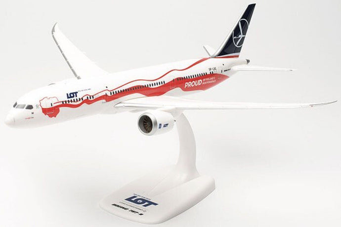 Boeing 787-9 LOT Polish Airlines Proud of Poland's Ind. hvid/rød/blå 1:200