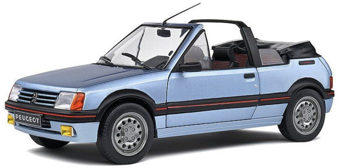 Peugeot 205 CTI CABRIOLET 1989 lys blå metallic 1:18