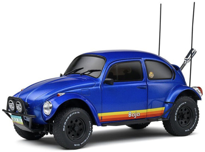VOLKSWAGEN BEETLE MAGGIOLINO BAJA 1975 BLUE 1:18