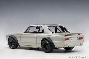 1/18 Nissan Skyline GT-R (KPGC-10) Racing, silver 1:18