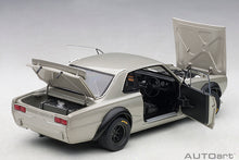 Indlæs billede til gallerivisning 1/18 Nissan Skyline GT-R (KPGC-10) Racing, silver 1:18
