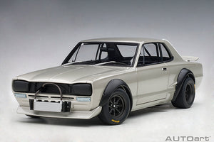 1/18 Nissan Skyline GT-R (KPGC-10) Racing, silver 1:18