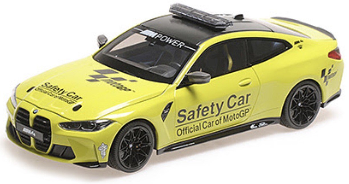 BMW 4-SERIES M4 COUPE (G82) SAFETY CAR MOTOGP SEASON 2020 YELLOW 1:18