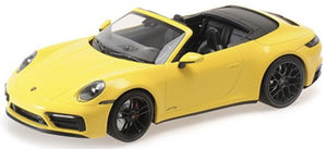 Porsche 911 CARRERA 4 GTS CABRIOLET 2020 gul 1:18