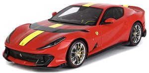Ferrari 812 COMPETIZIONE 2021 Limited Edition 212 pcs rød/gul/sort 1:18