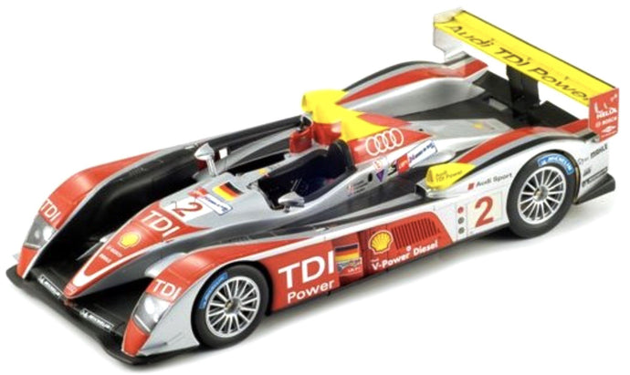 Audi R10 TDI #2 McNISH/CAPELLO/KRISTENSEN WINNER 24H LE MANS 2008 rød/sort/sølv 1:18