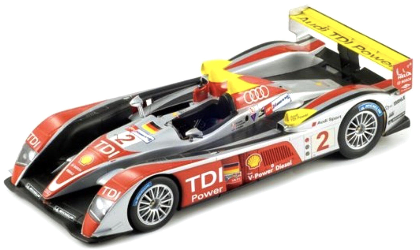 Audi R10 TDI #2 McNISH/CAPELLO/KRISTENSEN WINNER 24H LE MANS 2008 rød/sort/sølv 1:18