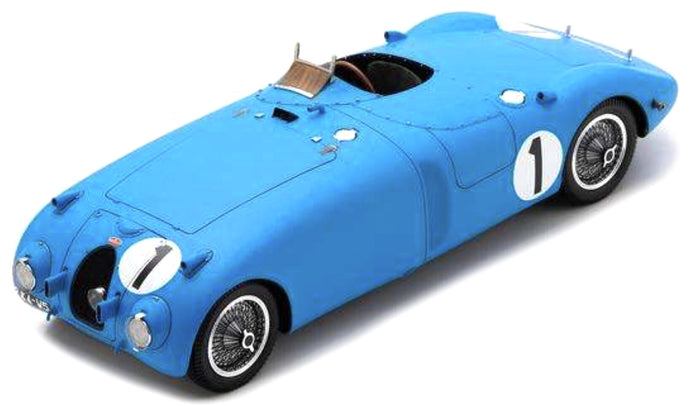 Bugatti 57 C #1 WIMILLE/VEYRON WINNER 24H LE MANS 1939 lys blå 1:18