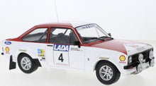 Indlæs billede til gallerivisning Ford ESCORT MK II RS 1800 #4 VATANEN/AHO 1000 LAKES RALLY 1977 hvid/rød 1:18