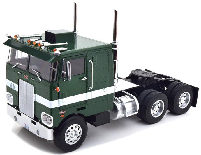 PETERBILT 352 PACEMAKER TRACTOR TRUCK 3-ASSI 1979 GREEN WHITE 1:18