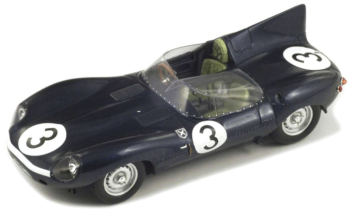 Jaguar D #3 BUEB/FLOCKHART WINNER 24H LE MANS 1957 mørk blå 1:43
