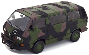 VOLKSWAGEN T3 MINIBUS GERMAN ARMY 1987 MILTARY CAMOUFLAGE 1:18