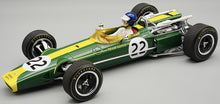 Indlæs billede til gallerivisning Lotus 43 BRM H16 F1 TEAM LOTUS #22 JIM CLARK GP ITALY MONZA 1966 + FIGUUR grøn/gul 1:18