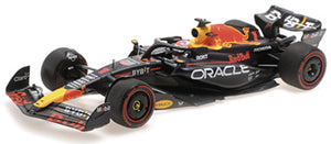 Red Bull RB19 RACING ORACLE #1 MAX VERSTAPPEN 2023 mørk blå/rød/gul 1:18