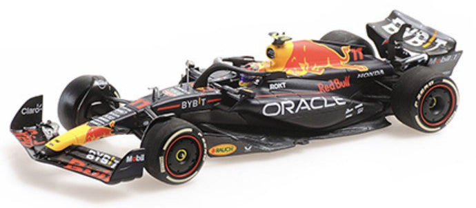 RED BULL F1 RB19 TEAM ORACLE RED BULL RACING N 11 WINNER SAUDI ARABIAN GP 2023 SERGIO PEREZ MATT BLUE 1:43