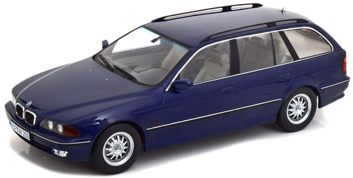 BMW 5-SERIES 530d (E39) TOURING SW STATION WAGON 1997 BLUE MET 1:18