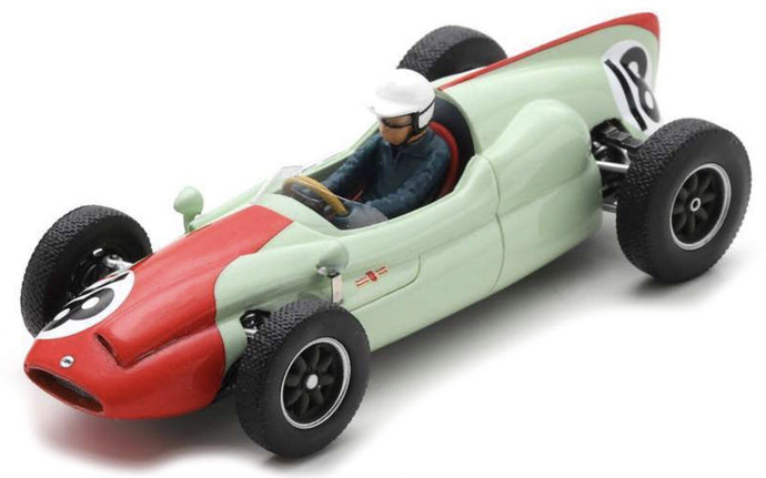 Cooper T51 #18 TONY BROOKS 4th MONACO GP 1960 lys grøn/rød 1:43