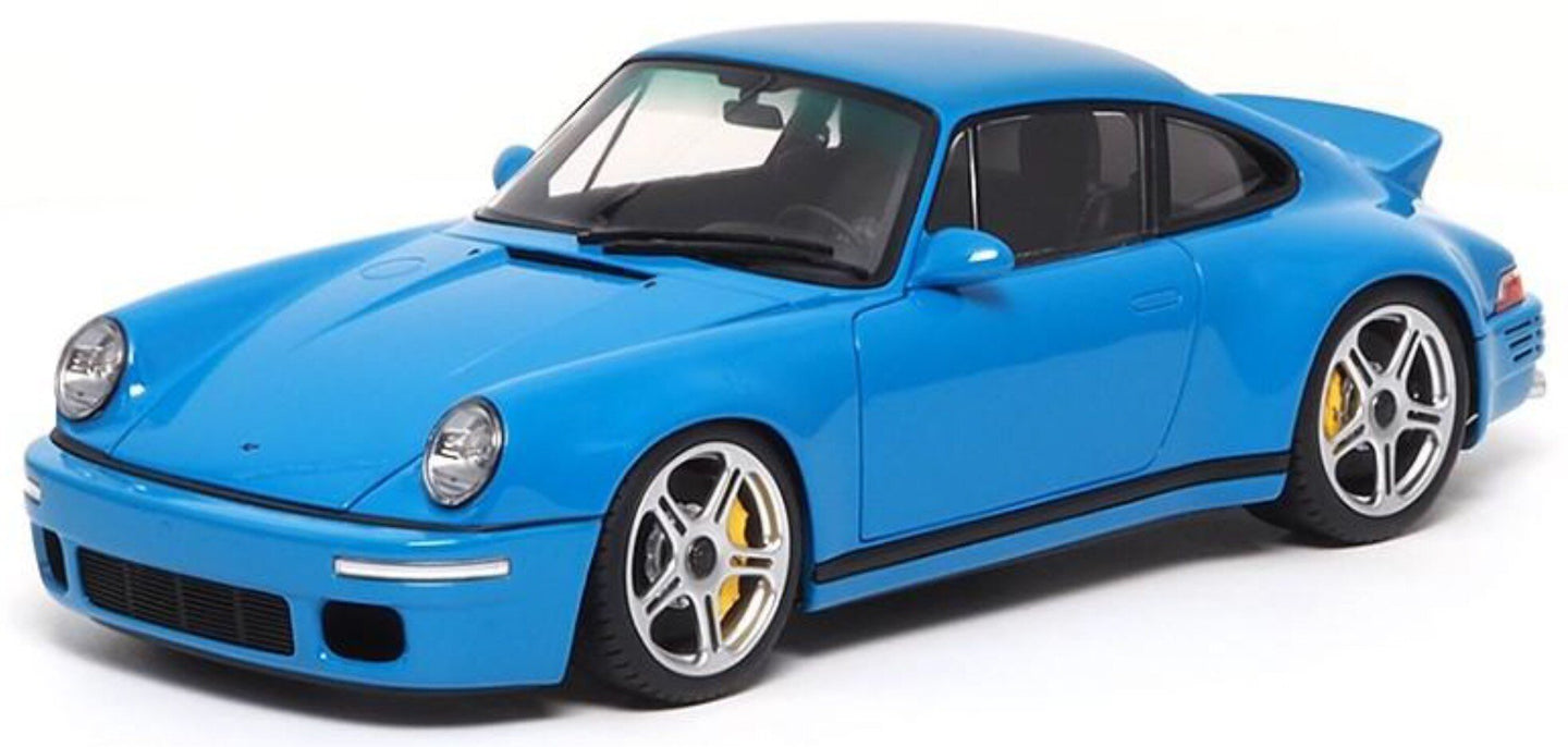 PORSCHE 911 964 RUF SCR COUPE 2018 BLUE 1:18