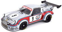 Indlæs billede til gallerivisning PORSCHE 911 930 CARRERA RSR TURBO 2.1L TEAM MARTINI &amp; ROSSI RACING N 9 2nd 6h WATKINS GLEN 1974 G.V.LENNEP - H.MULLER SILVER RED BLUE 1:12
