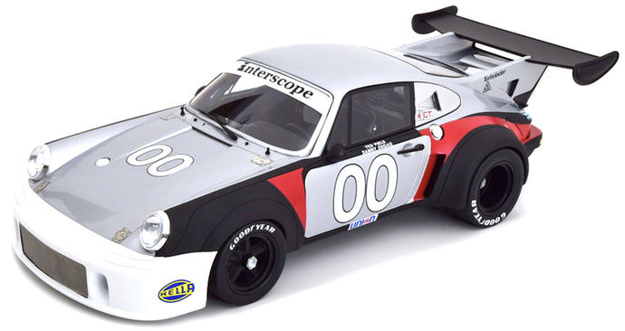 Porsche 911 CARRERA RSR 2.1 #00 FIELD/ONGAIS/FOLLMER 24H DAYTONA 1977 sølv/sort/rød 1:12