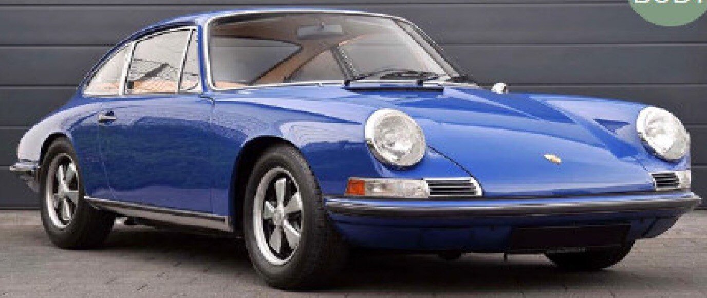 PORSCHE 911 S 1969 BLUE 1:18