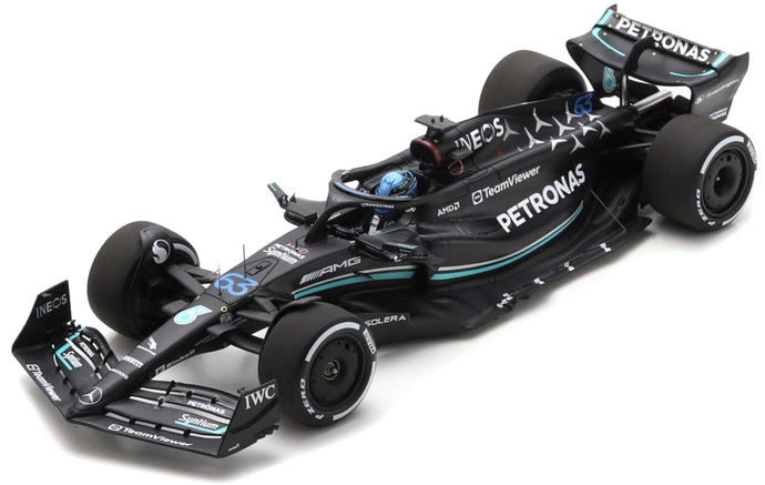 MERCEDES GP F1 W14 TEAM MERCEDES-AMG PETRONAS FORMULA ONE N 63 SEASON 2023 GEORGE RUSSELL MATT BLACK 1:18