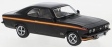 Indlæs billede til gallerivisning Opel MANTA A GT/E - BLACK MAGIC 1974 sort/gul/orange 1:43 fra Ixo Model