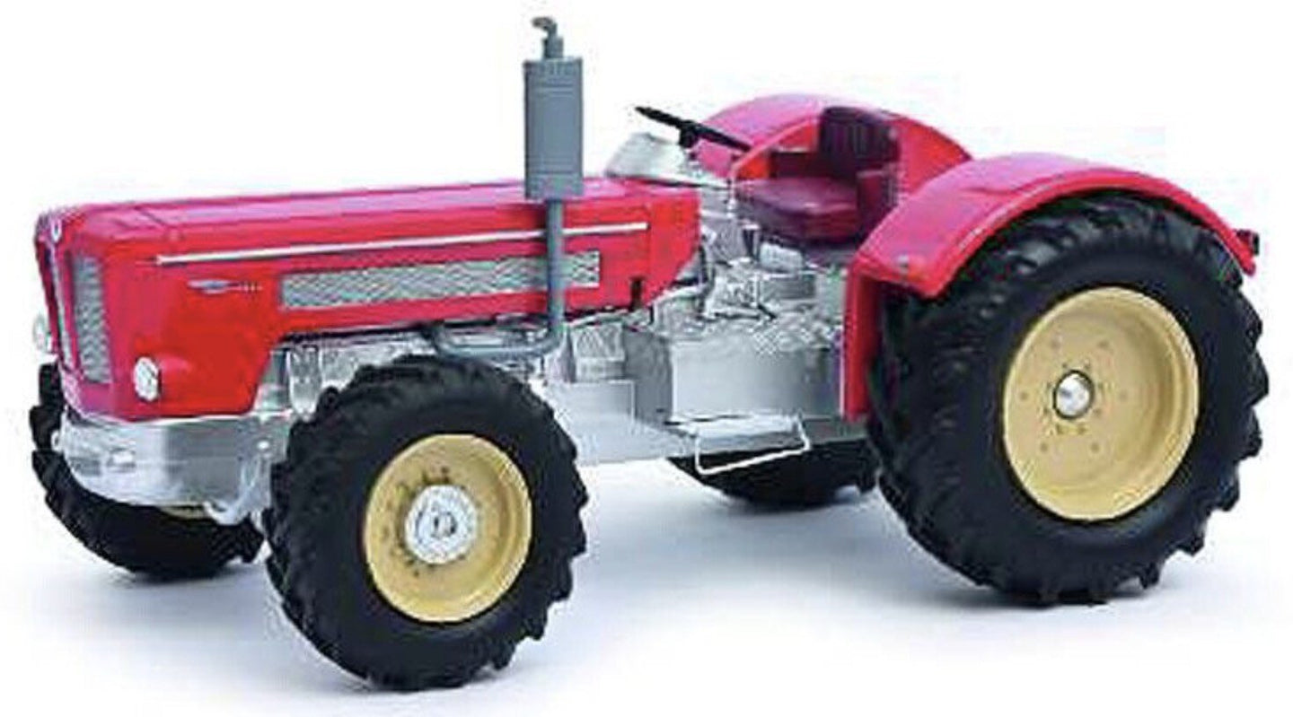 SCHLUTER SUPER 1500V TRACTOR WITHOUT CABINE 1979 RED SILVER 1:32