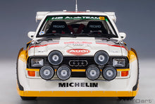 Indlæs billede til gallerivisning AUDI QUATTRO SPORT E2 S1 (night version) N 5 WINNER RALLY SANREMO 1985 W.ROHRL - C.GEISTDORFER YELLOW WHITE RED 1:18