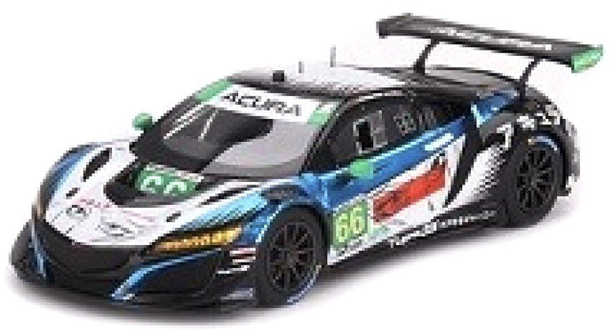 Acura NSX GT3 EVO22 #66 MILLER/FARNBACHER IMSA LONG BEACH GP 2022 sort/hvid/blå 1:43