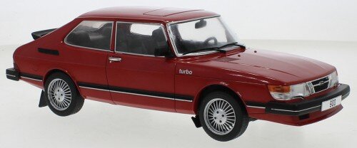 Saab 900 TURBO 1981 rød 1:18