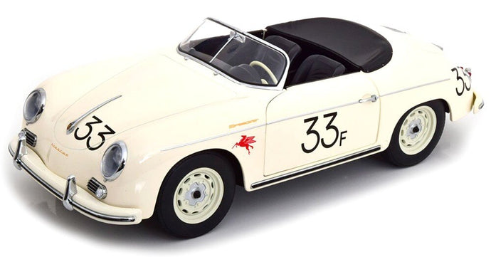 Porsche 356 A SPEEDSTER #33 'JAMES' 1955 elfenben 1:12