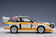 Indlæs billede til gallerivisning AUDI QUATTRO SPORT S1 (night version) N 2 4th RALLY MONTECARLO 1986 W.ROHRL - C.GEISTDORFER YELLOW WHITE RED