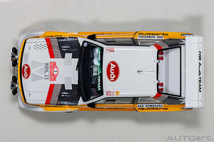AUDI QUATTRO SPORT S1 (night version) N 2 4th RALLY MONTECARLO 1986 W.ROHRL - C.GEISTDORFER YELLOW WHITE RED