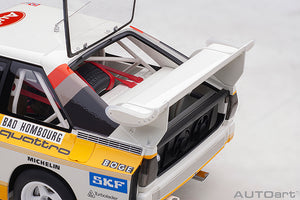 AUDI QUATTRO SPORT S1 (night version) N 2 4th RALLY MONTECARLO 1986 W.ROHRL - C.GEISTDORFER YELLOW WHITE RED