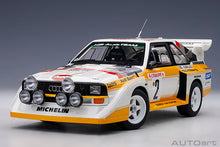 Indlæs billede til gallerivisning AUDI QUATTRO SPORT S1 (night version) N 2 4th RALLY MONTECARLO 1986 W.ROHRL - C.GEISTDORFER YELLOW WHITE RED