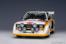 Indlæs billede til gallerivisning AUDI QUATTRO SPORT S1 (night version) N 2 4th RALLY MONTECARLO 1986 W.ROHRL - C.GEISTDORFER YELLOW WHITE RED