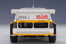 Indlæs billede til gallerivisning AUDI QUATTRO SPORT S1 (night version) N 6 RALLY MONTECARLO 1986 H.MIKKOLA - A.HERTZ YELLOW WHITE RED 1:18