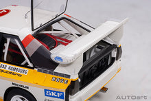 Indlæs billede til gallerivisning AUDI QUATTRO SPORT S1 (night version) N 6 RALLY MONTECARLO 1986 H.MIKKOLA - A.HERTZ YELLOW WHITE RED 1:18