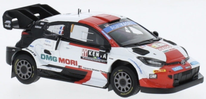 Toyota GR YARIS RALLY1 #1 OGIER/VEILLAS WRC SAFARI RALLY 2022 hvid/rød/sort 1:43