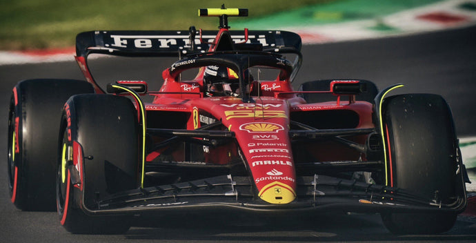 FERRARI F1 SF-23 TEAM SCUDERIA FERRARI N 55 MONZA GP 2023 CARLOS SAINZ RED BLACK 1:43