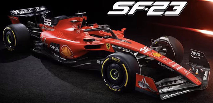 FERRARI F1 SF-23 TEAM SCUDERIA FERRARI N 55 USA LAS VEGAS GP 2023 CARLOS SAINZ RED WHITE BLACK 1:18